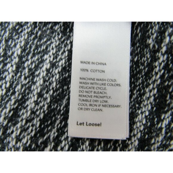 Kate Spade Saturday Womens Hoodie S Black Grey Sleeveless Zip Up - Picture 5 of 6